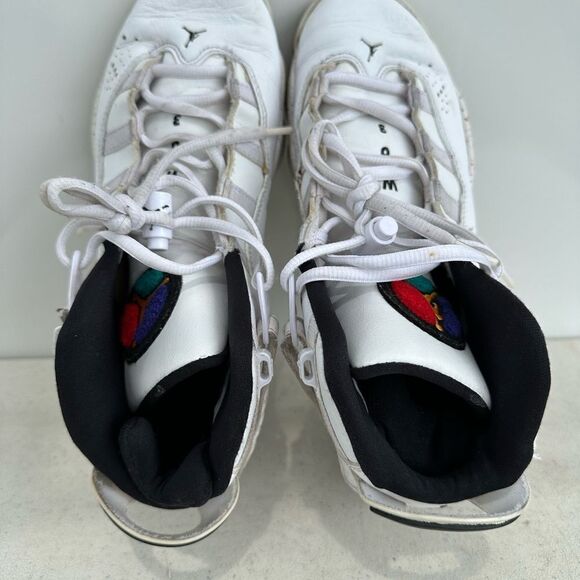 NIKE AIR JORDAN 6 Rings ‘Paint Spatter’ Confetti 323419 100 Size 7Y / Womens 8.5 - Picture 6 of 8